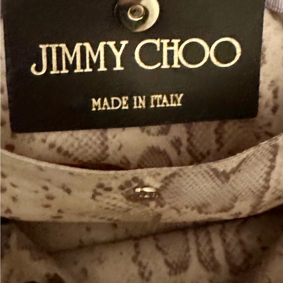 Authenticated Jimmy Choo Metallic Gold Tote - Picture 14 of 16